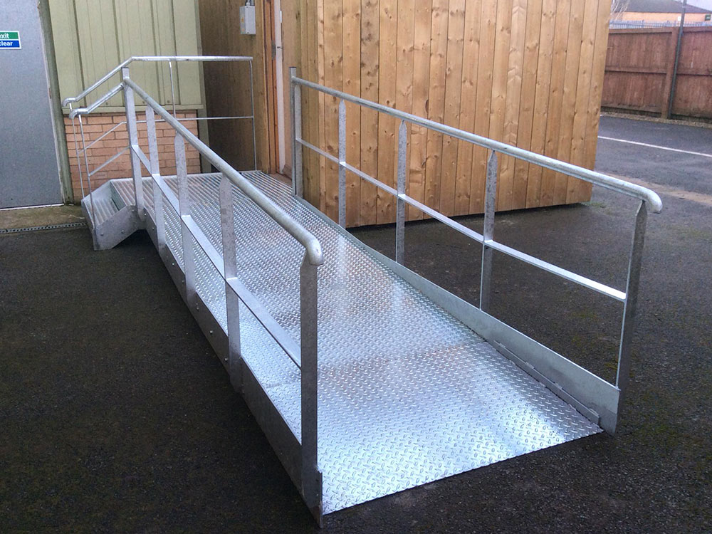 steel access ramp